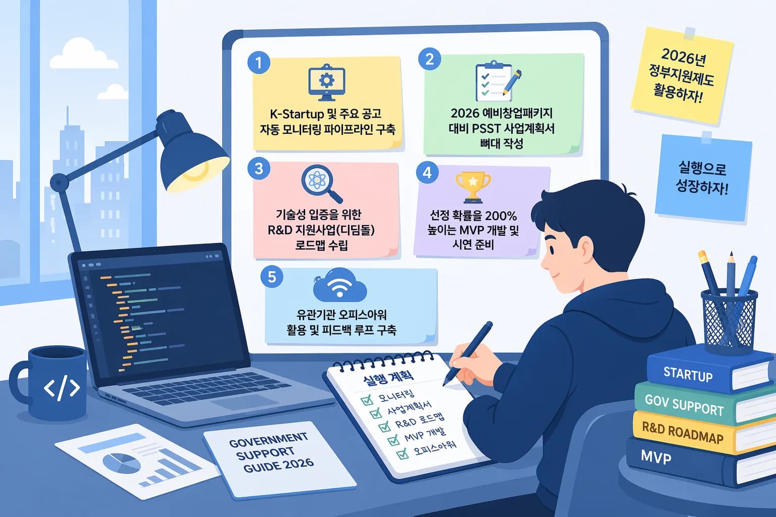 개발자 창업 준비: 정부지원 시드머니 확보 플레이북 (2026년 기준) 대표 이미지